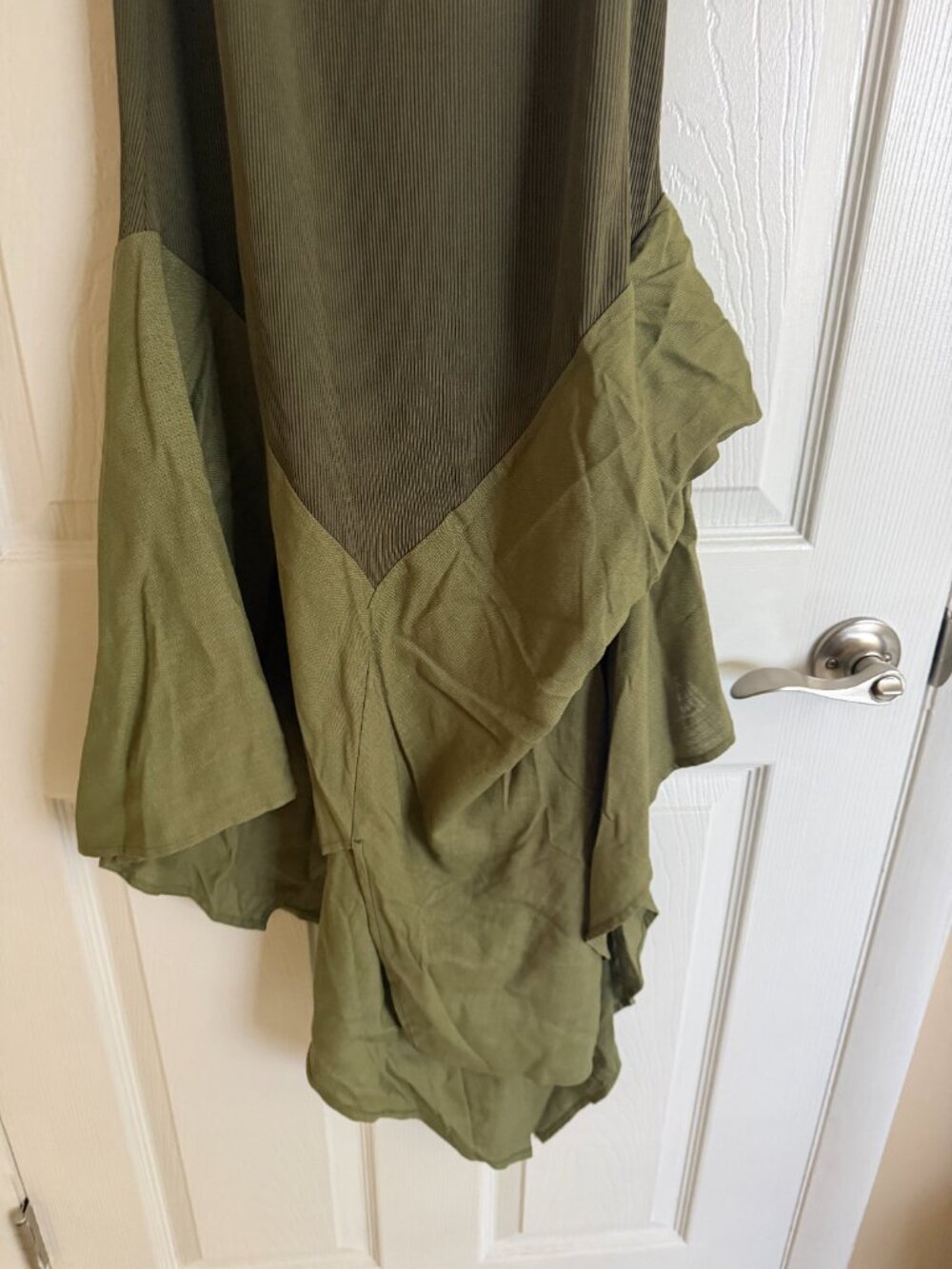 Micas midi green dress NWT - Picture 3 of 4